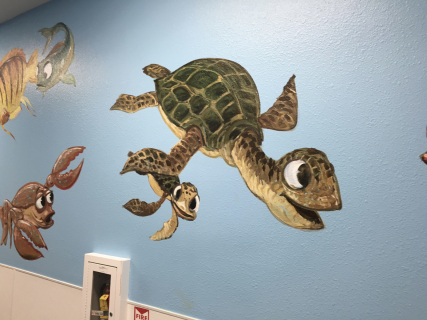 fish mural