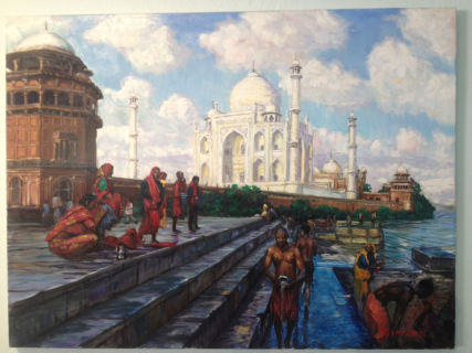 painting- Taj Majal