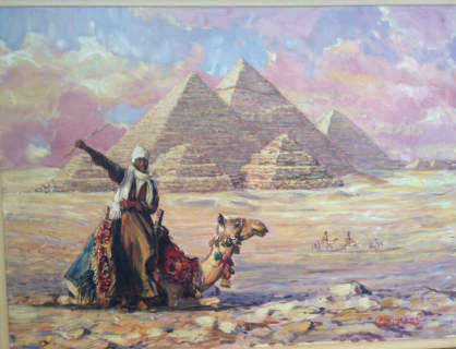 painting-The Pyramids