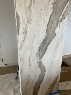 faux stone finish