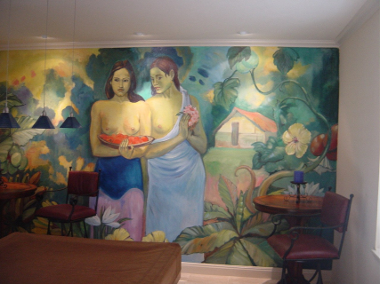 Livingroom mural