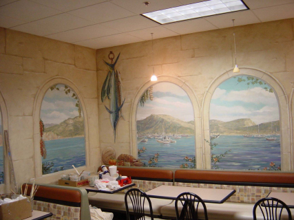 cafeteria mural