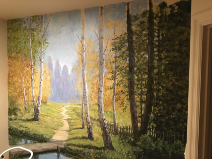 bedroom mural