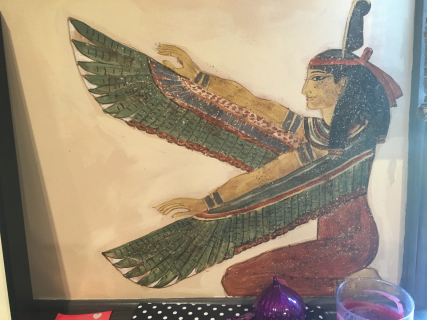 Egyptian style mural