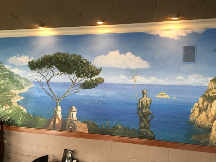 restaurant mural