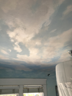 ceiling sky mural