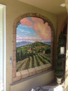 front patio mural