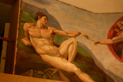 Michaelangelo mural