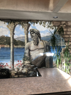 Patio mural