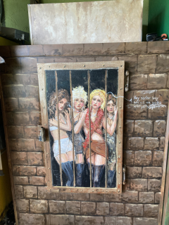 exterior hotel mural