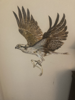 hotel room mural