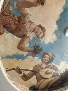 festive ceiling mural