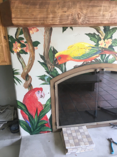 patio mural