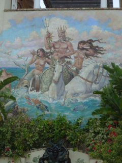 close up of mural close up of mural