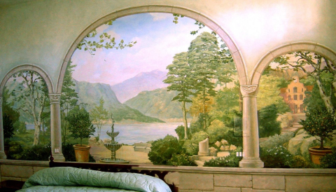 bedroom mural