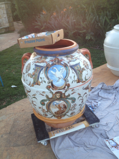 painted pot