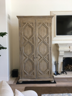 faux wood television cabinet