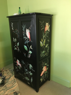 painted armoire