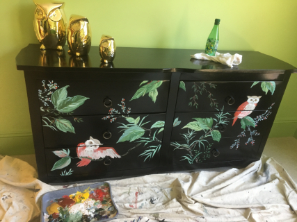 painted chest of drawers